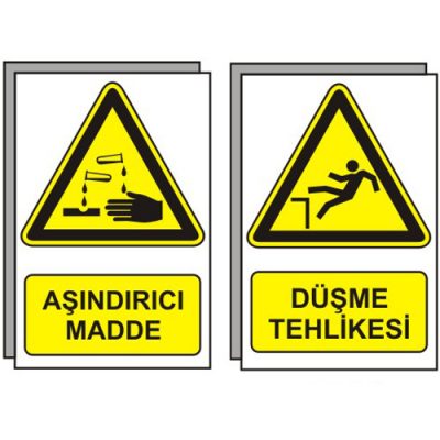 Tehlike Uyarı Tabelaları